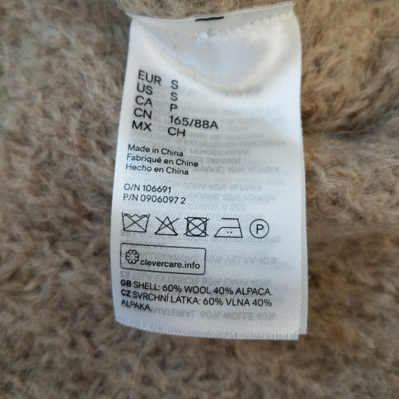 H&M Wool/Alpaca Blend Cardigan - Picture 9 of 10